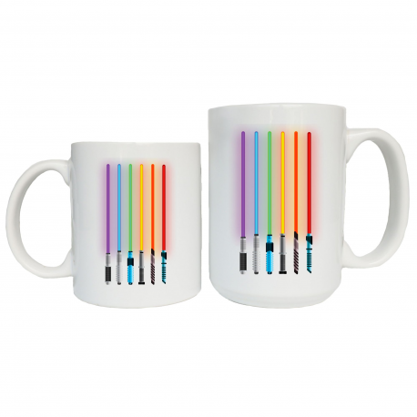 Light Sabers Star Wars Coffee Mug