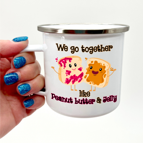 When It Rains Look For Rainbows Camper Mug