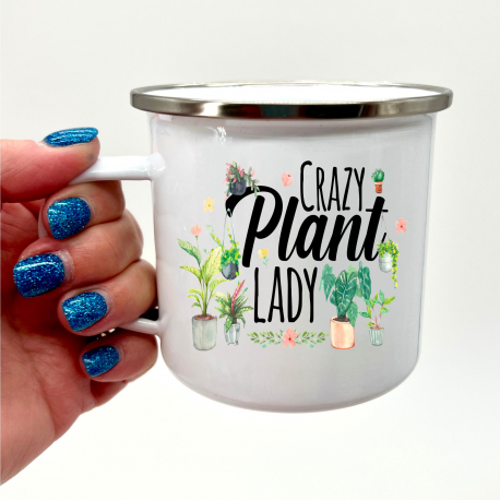 Crazy Plant Lady Camper Mug