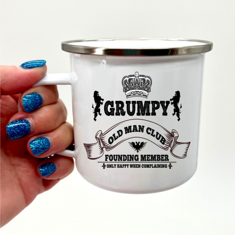 Grumpy Old Man Club Camper Mug