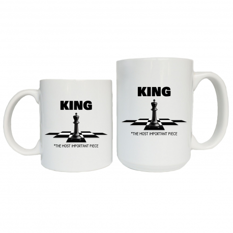 Black King Chess Coffee Mug