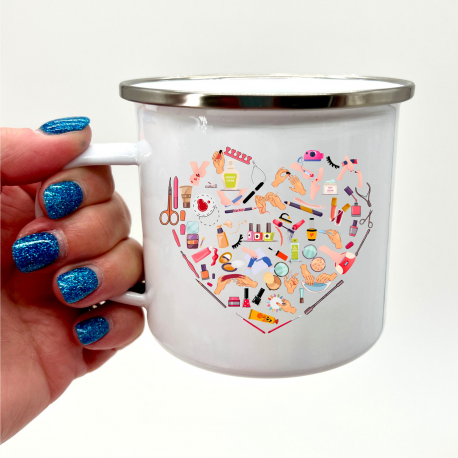 Manicurist Tool Heart Camper Mug