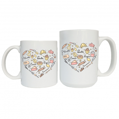Bakery Heart Coffee Mug