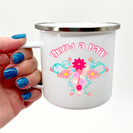 Grow A Pair Uterus Camper Mug