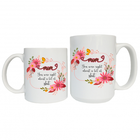 Mom You Were Right About Lot Of Shit Coffee Mug