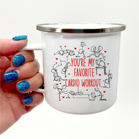 You're My Favorite Cardio Workout Camper Mug
