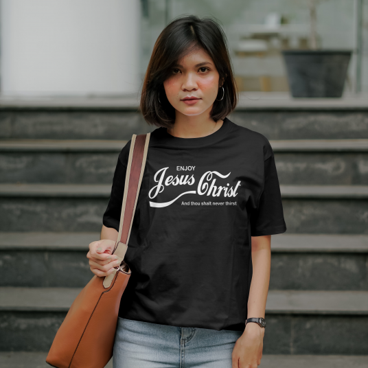 Coke style Jesus T-shirt