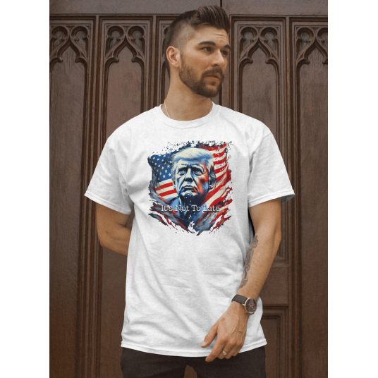 Black Trump and white t-shirt 