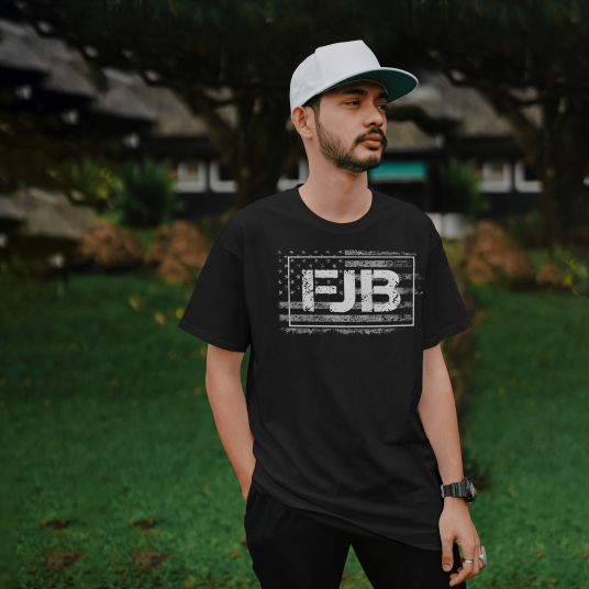 Black FJB T-Shirt let's tell old Joe how we feel
