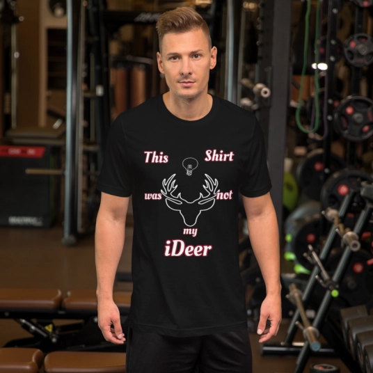 Funny Deer Short-Sleeve Unisex T-Shirt