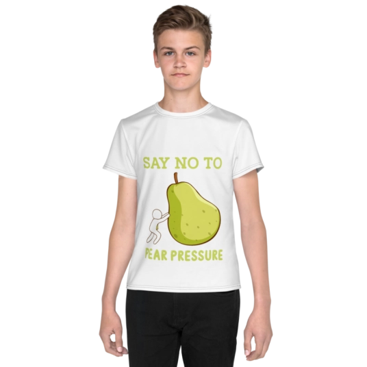 No to Pear Pressure Youth T-Shirt