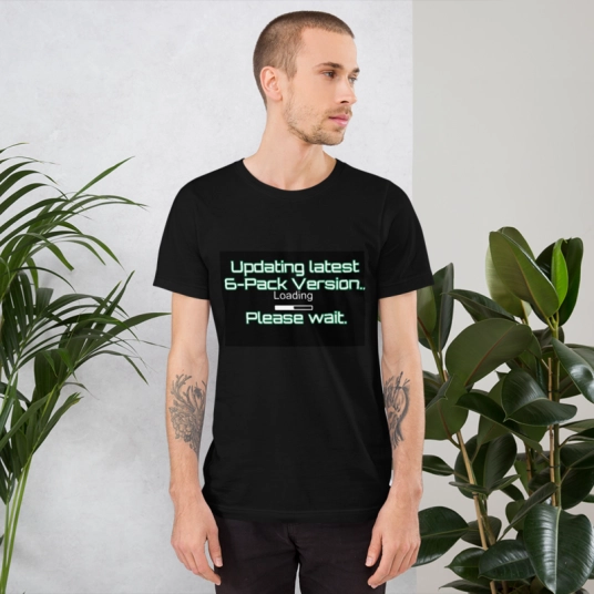 6-Pack-themed Short-Sleeve Unisex T-Shirt