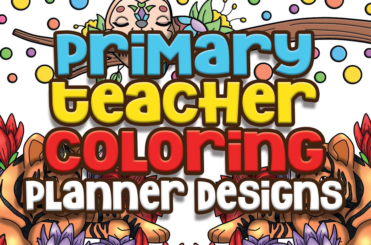 Teacher Coloring Planner