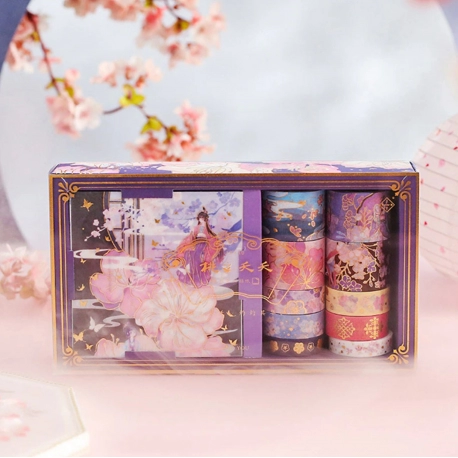 Peach Blossom Beam Themed Washi Tape Box