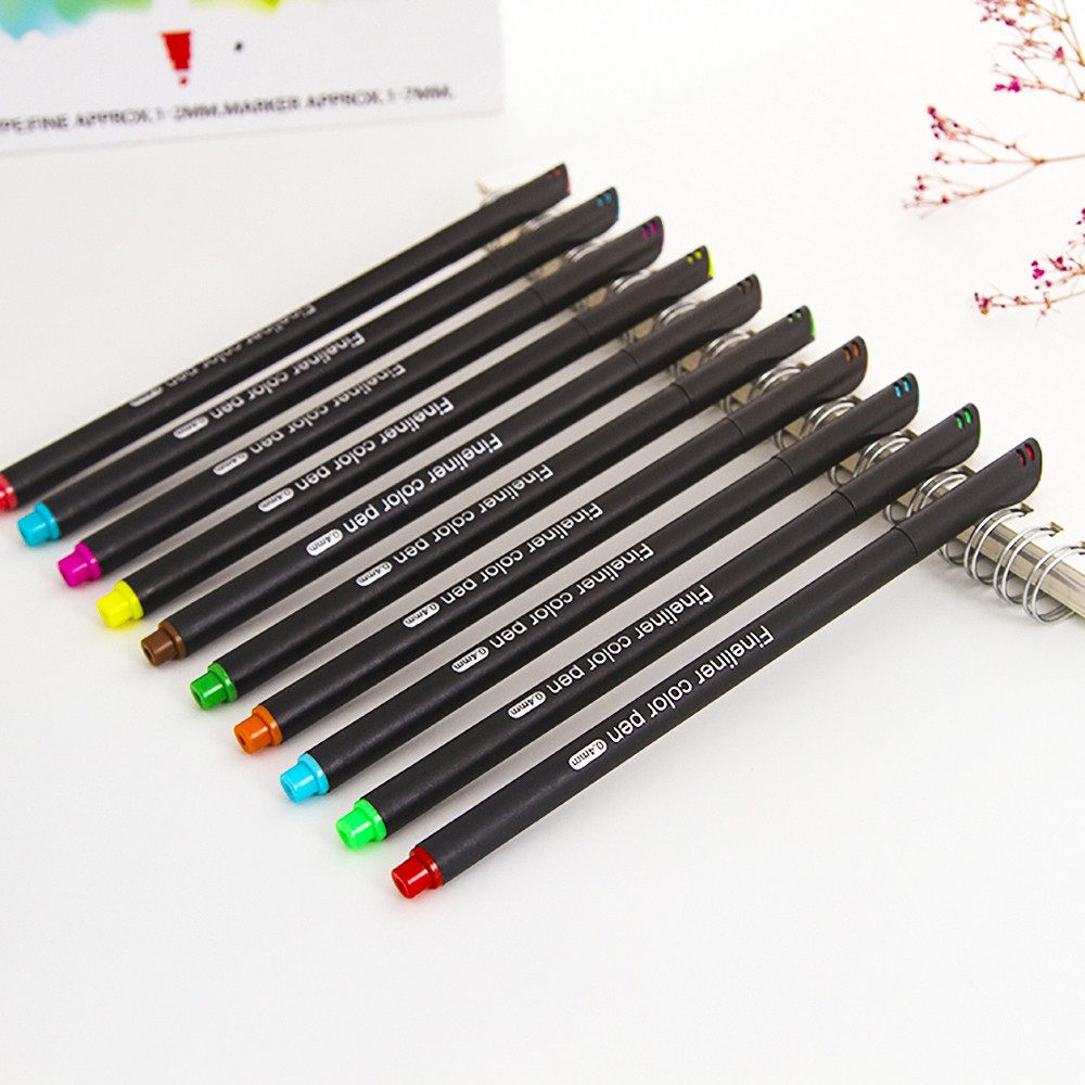 Fineliners Pens, Fineliner Color Pen Set Sketch Writing Drawing