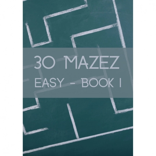 30 mazes easy book 1 world book day £1