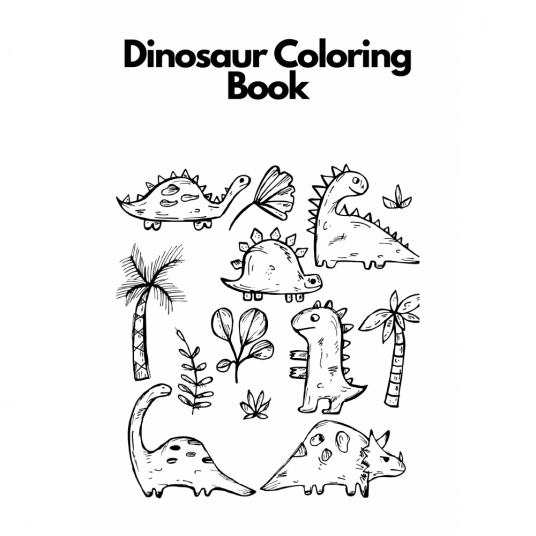 Dinosaur Colouring Book
