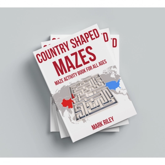 Country Shaped Mazes Book 1