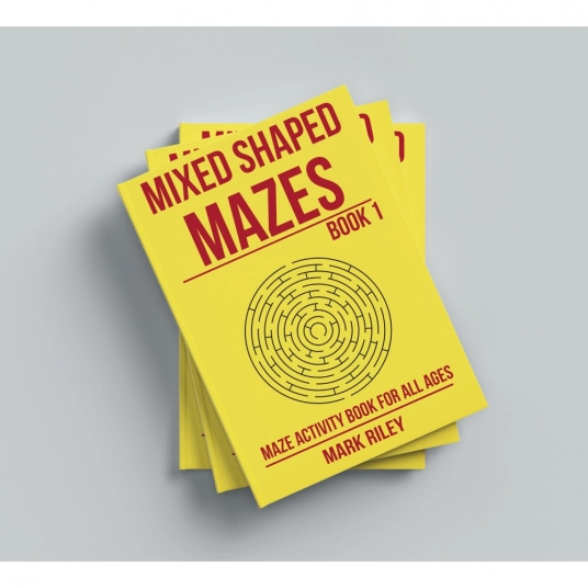 Mixed Shaped Mazes Book 1