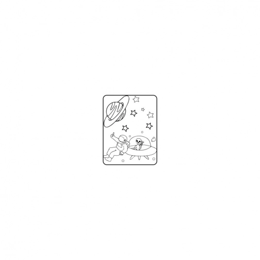 Space Colouring Pages for Kids Vol- 1