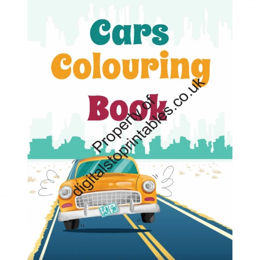 Cars1 colouring pages