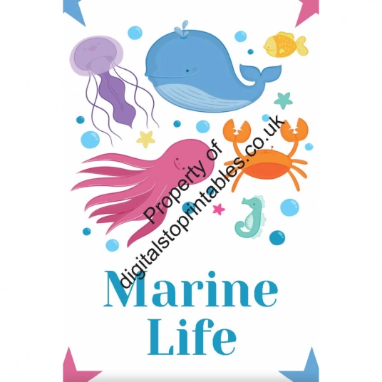 Marine colouring pages
