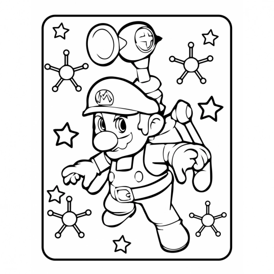 Space Colouring Pages for Kids Vol- 3