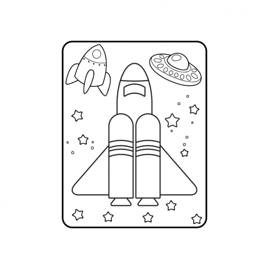 Space Colouring Pages for Kids- Giveaway