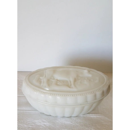 Portieux Large Covered Butter Dish