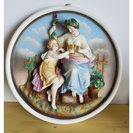 Volksted Jasperware Plaque - One of the 4 Seasons Plaques