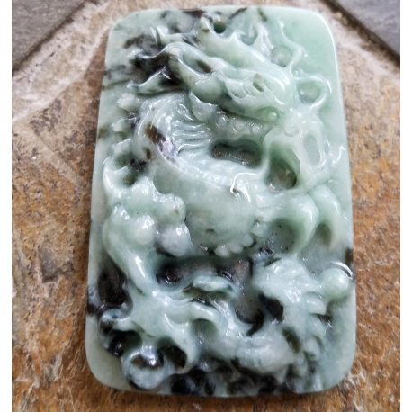 Jade Pendant Dragon with 5 Claws