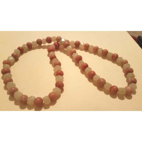 Agate and Unknown Stone Beads Necklace