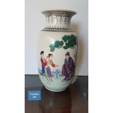 Chinese Vase with Figural Scene