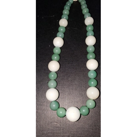 Mutton Fat Necklace, Large Beads