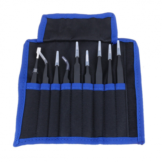 Professional Tweezer Set for Precision Eyelash Hobby Craft