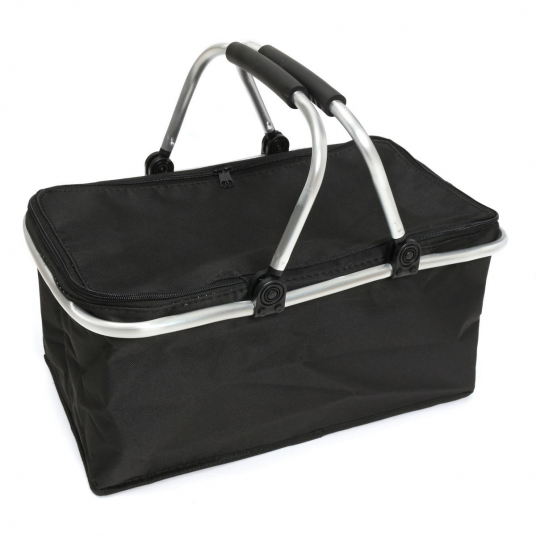 Insulated Picnic Basket Waterproof Portable Folding Cooler Bag