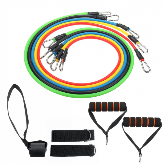 Exercise Bands Set for Home Gym Workout
