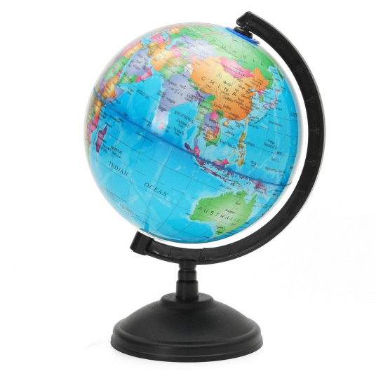 World Globe for Kids Learning Illuminated Rotating Earth Led Lamp 8 In