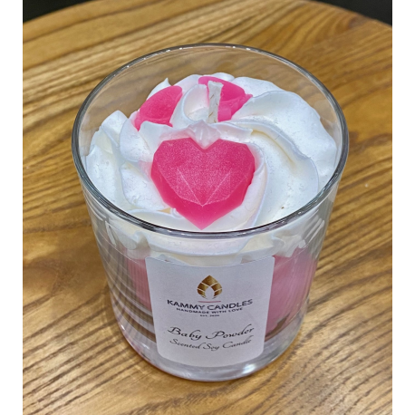 Baby Powder Scented Handmade Candle