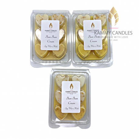 Bum Bum Cream Scented Soy Wax Melts (3pcs)
