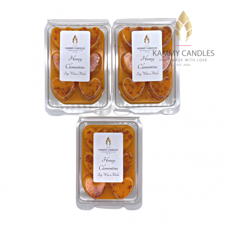 Honey Clementine Scented Soy Wax Melts (3pcs)