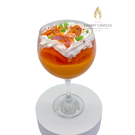 Peach Bellini Scented Soy Candle