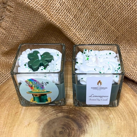 St. Patrick's Lemongrass Scented Soy Candle