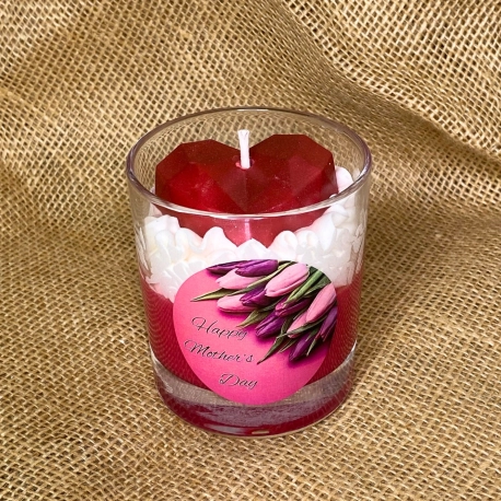 Mother's Day Strawberries & Cream Scented Soy Candle