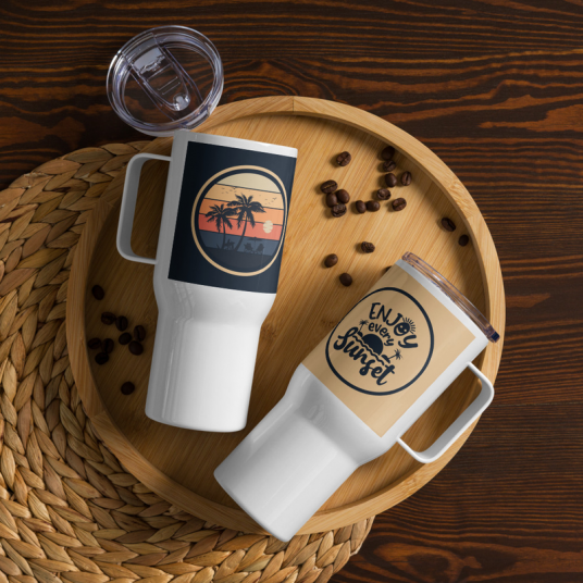 Wunderlust Elegance Travel mug