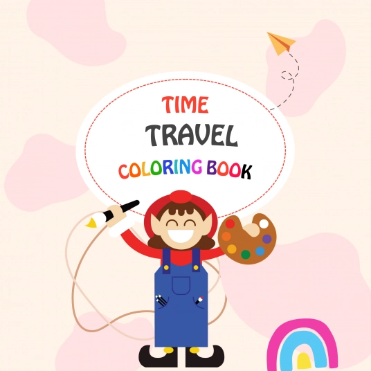 Time Travel Colouring Book (Digital Version)