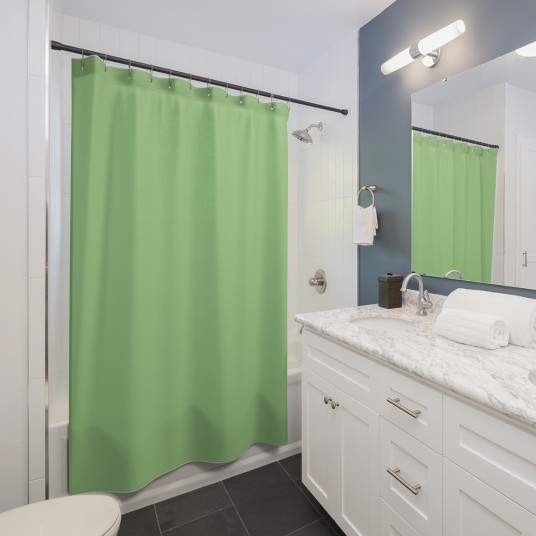 Pale Green Shower Curtains