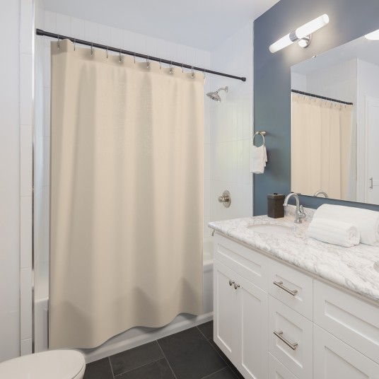 Antique White Shower Curtains