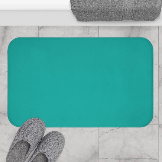 Light Sea Green Bath Mat