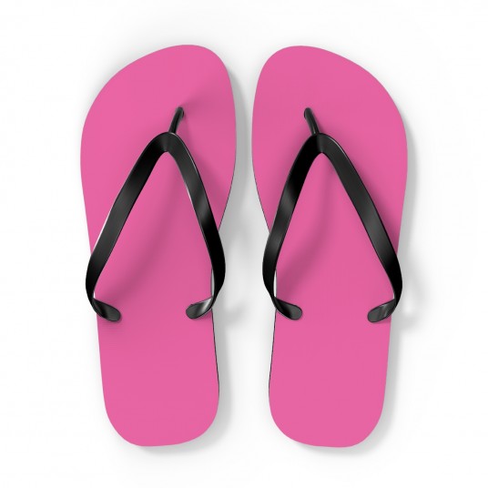 Hot Pink flip flops